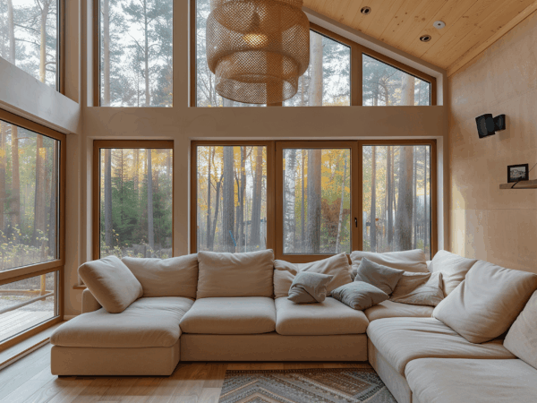 living-room-with-couch-window-with-view-trees